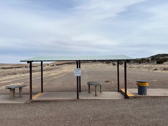 Long range at the shooting facility